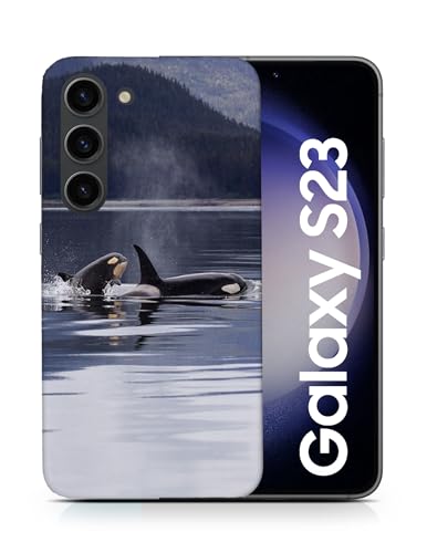 Schutzhülle für Samsung Galaxy S23, Motiv: Killer Wal, Orca, Ozeanischer Delfin von Foxercases