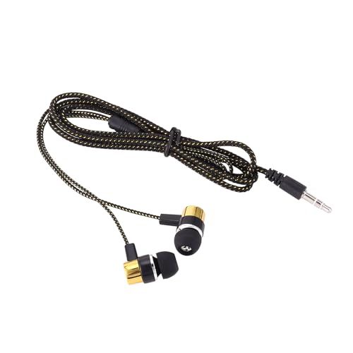 Fozriybefy 1.1M Reflektierende Fasergewebe-Linie Geräuschisolierende Stereo-In-Ear-Ohrhörer Kopfhörer Mit 3,5-Mm-Klinkenbuchse Standard Golden Fozriybefy 1.1M Reflektierende Fasergewebe-Linie Geräuschisolierende Stereo-In-Ear-Ohrhörer Kopfhörer Mit 3,5-Mm-Klinkenbuchse Standard Golden von Fozriybefy
