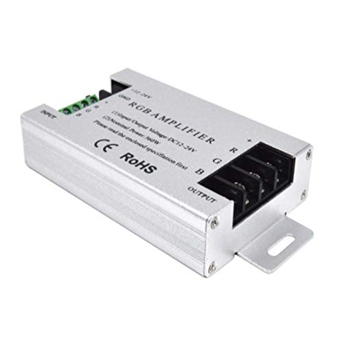 Fozriybefy 360W RGB LED VerstäRker Controller DC12V-24V 30A Aluminium GehäUse für RGB 5050 3528 SMD LED Streifen Lampe Fozriybefy 360W RGB LED VerstäRker Controller DC12V-24V 30A Aluminium GehäUse für RGB 5050 3528 SMD LED Streifen Lampe von Fozriybefy