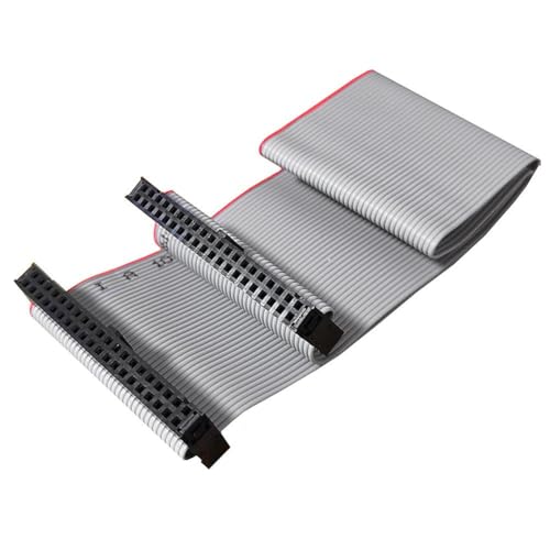 Fozriybefy 40-Poliges -Datenkabel, Buchse auf Buchse, IDE-Kabel, Zweireihiges IDE-Datenverlängerungskabel, 30 cm, für Serverfestplatte von Fozriybefy