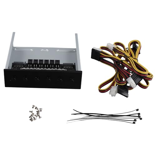 Fozriybefy 6-Wege-Festplattenauswahl-Controller Festplatten-Netzschaltermodul für Desktop-Computer UnterstüTzung 2,5/3,5-SATA-Festplatte Fozriybefy 6-Wege-Festplattenauswahl-Controller Festplatten-Netzschaltermodul für Desktop-Computer UnterstüTzung 2,5/3,5-SATA-Festplatte von Fozriybefy