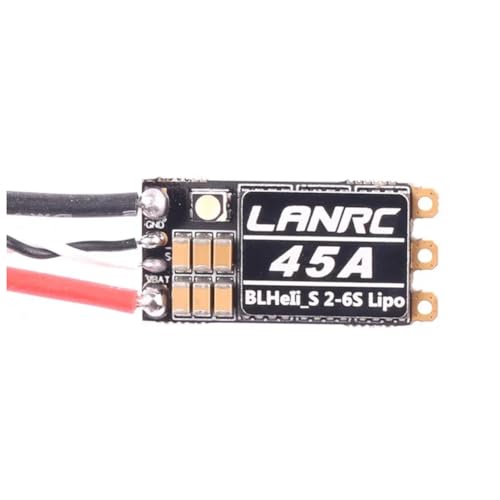 Fozriybefy BLHeli S 2-6S Lipo 45A Bürstenloser Regler Eingebaute Programmierbare RGB-LED D-Shot 150/300/600 ONESHOT125 für RC FPV-Drohnen-Ersatzzubehör Fozriybefy BLHeli S 2-6S Lipo 45A Bürstenloser Regler Eingebaute Programmierbare RGB-LED D-Shot 150/300/600 ONESHOT125 für RC FPV-Drohnen-Ersatzzubehör von Fozriybefy