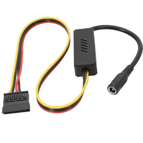 Fozriybefy DC 5525-Auf-SATA-Festplattenstromversorgungskabel, DC 12 V-Auf-SATA-Festplattenkabel mit Step-Down-Spannungsregler Fozriybefy DC 5525-Auf-SATA-Festplattenstromversorgungskabel, DC 12 V-Auf-SATA-Festplattenkabel mit Step-Down-Spannungsregler von Fozriybefy
