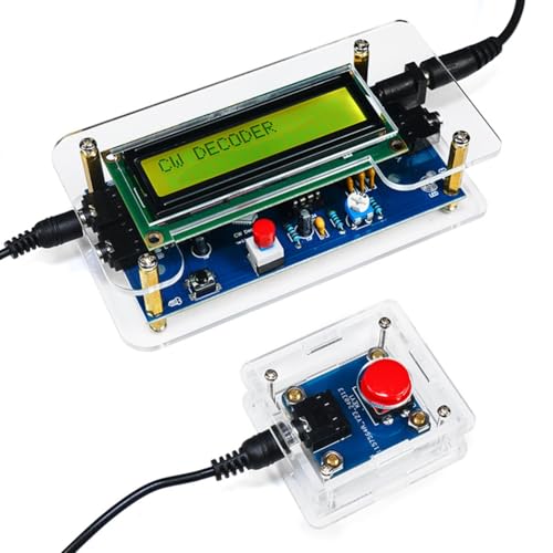 Fozriybefy DIY CW Trainer Decoder Kit CW Decoder Morsecode-Lesegerät LCD-Display Radioplatine Elektronische Schweißübungskits Fozriybefy DIY CW Trainer Decoder Kit CW Decoder Morsecode-Lesegerät LCD-Display Radioplatine Elektronische Schweißübungskits von Fozriybefy