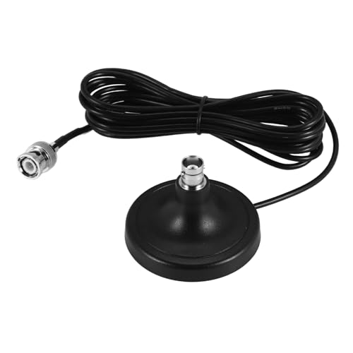 Fozriybefy Drahtlose Antennen Basis Mikrofon Antennen Basis mit Magnet 3 Meter Rg174 Kabel BNC AußEn Antenne von Fozriybefy