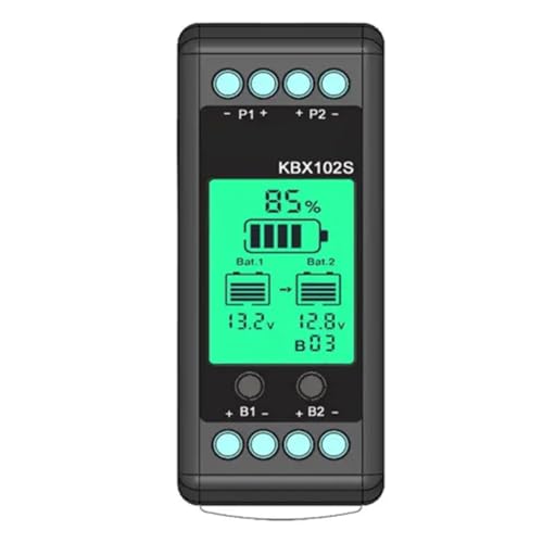 Fozriybefy KBX102S Spannungsregler Batterieausgleicher Batterien Monitor Balancer Blei-Säure Li-Ion Connect Serie 24 36 48 60 96 V von Fozriybefy
