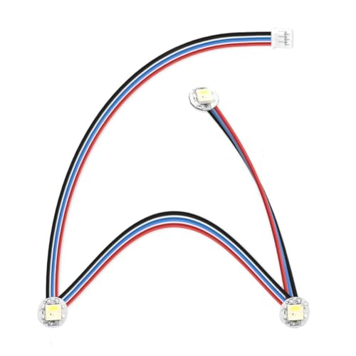 Fozriybefy Komplett Montierte LED für 2.4 Stealthburner mit 3 RGBW Mini-Tasten-LED U4LD von Fozriybefy
