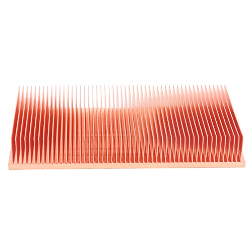 Fozriybefy KupferküHlköRper 100X50X15Mm Skiving Fin KüHlköRper KüHler für Elektronischen RAM Chip LED VGA KüHler von Fozriybefy