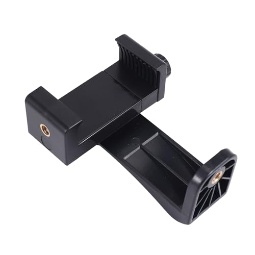 Fozriybefy Telefon Halter/Vertikaler und Horizontaler Stativ Adapter Drehbare Halterung mit 1/4 Schrauben Loch/Verstellbarem Clip von Fozriybefy