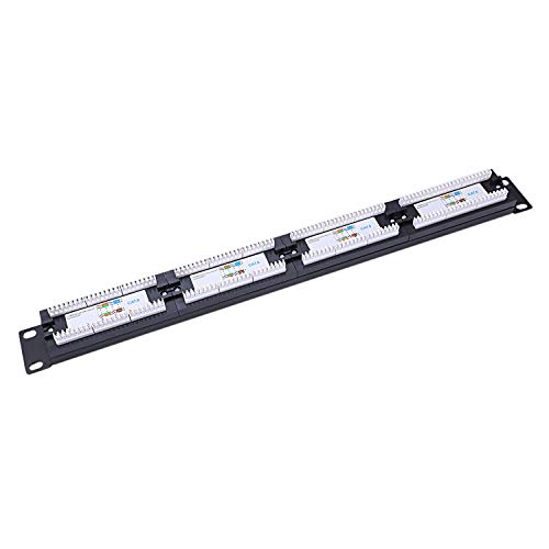 Fozriybefy UTP 24 Anschluss Rj45 Patch Panel Rack Kabel Wand Halterung Rack Werkzeug Ethernet LAN Netzwerk Adapter CAT6 von Fozriybefy