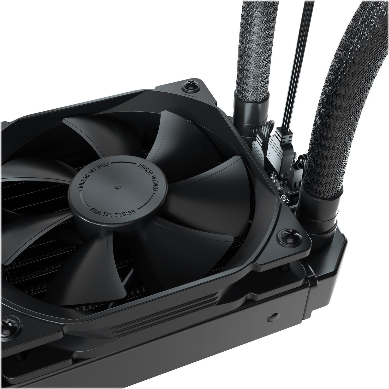 Fractal Design Celsius+ S36 Dynamic - Prozessor-Flüssigkeitskühlsystem - (für: LGA1156, AM2, AM2+, LGA1366, AM3, LGA1155, AM3+, LGA2011, FM1, FM2, LGA1150, FM2+, LGA2011-3, LGA1151, AM4, LGA2066, TR4) - Aluminium - 120 mm (FD-W-2-S3601) von Fractal Design