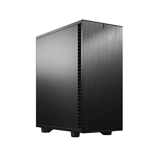 Fractal Design Define 7 Compact Black, kompaktes ATX PC Gehäuse aus Aluminium/Stahl, gedämmt für Silent Computing - schwarz von Fractal Design