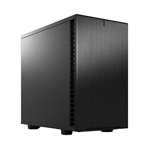 Fractal Design Define 7 Nano Black Brushed Aluminum/Steel Mini ITX Silent Solid Nano Tower Computer Case von Fractal Design