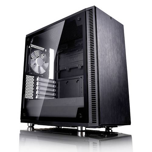 Fractal Design Define Mini C TG Mini-Tower PC-Gehäuse Schwarz von Fractal Design