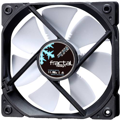 Fractal Design Dynamic X2 GP-12 PWM PC-Gehäuse-Lüfter Schwarz, Weiß (B x H x T) 120 x 120 x 25mm von Fractal Design