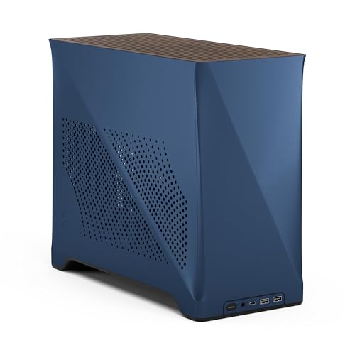 Fractal Design Era 2 Midnight Blue ITX PC-Gehäuse - Aluminium, Walnussholz, Bis 240mm Radiatoren, Zwei Aspect 12 PWM Lüfter für Hervorragenden Airflow Fractal Design Era 2 Midnight Blue ITX PC-Gehäuse - Aluminium, Walnussholz, Bis 240mm Radiatoren, Zwei Aspect 12 PWM Lüfter für Hervorragenden Airflow von Fractal Design