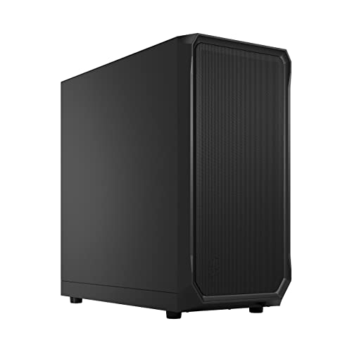 Fractal Design Focus 2 Black Solid - Mesh Front – Two 140 mm Aspect Fans Included – ATX Gaming Case von Fractal Design