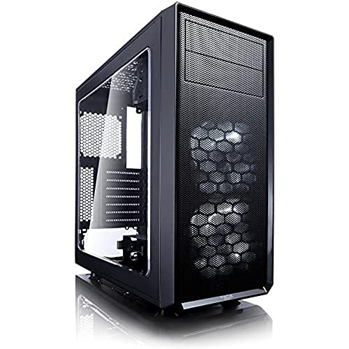 Fractal Design Focus G Black Window, PC Gehäuse (Midi Tower mit seitlichem Fenster) Case Modding für (High End) Gaming PC, schwarz von Fractal Design