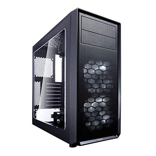 Fractal Design Focus G Black Window, PC Gehäuse (Midi Tower mit seitlichem Fenster) Case Modding für (High End) Gaming PC, schwarz von Fractal Design