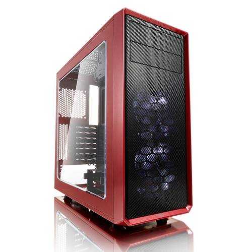 Fractal Design Focus G Midi-Tower PC-Gehäuse Schwarz, Rot von Fractal Design