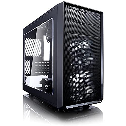 Fractal Design Focus G Mini Black Window - PC Gehäuse - Midi Tower mit Seitlichem Fenster Case Modding für High end Gaming PC - Schwarz von Fractal Design