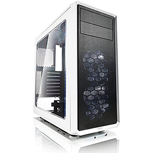 Fractal Design Focus G White Window, PC Gehäuse (Midi Tower mit seitlichem Fenster) Case Modding für (High End) Gaming PC, weiß von Fractal Design