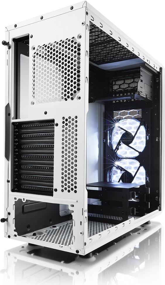 Fractal Design Focus Series G - Tower - ATX - ohne Netzteil (ATX) - weiß - USB/Audio (FD-CA-FOCUS-WT-W) von Fractal Design