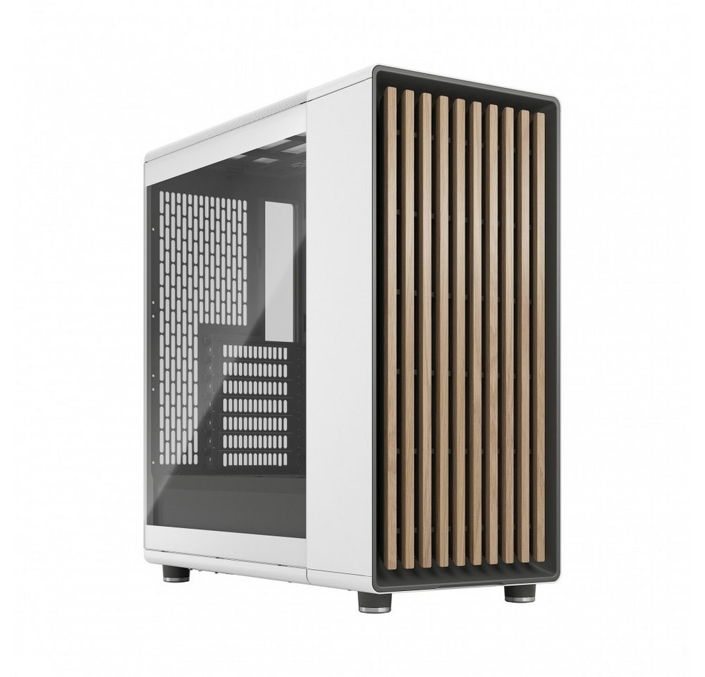 Fractal Design Fractal Design North Chalk White TG Gehäuse Computer-Kabel, Elegantes Design in Chalk White von Fractal Design
