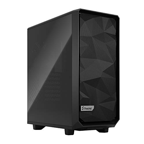 Fractal Design Meshify 2 Compact Black ATX Flexible High-Airflow Dark Tinted Tempered Glass Window Mid Tower Computer Case von Fractal Design