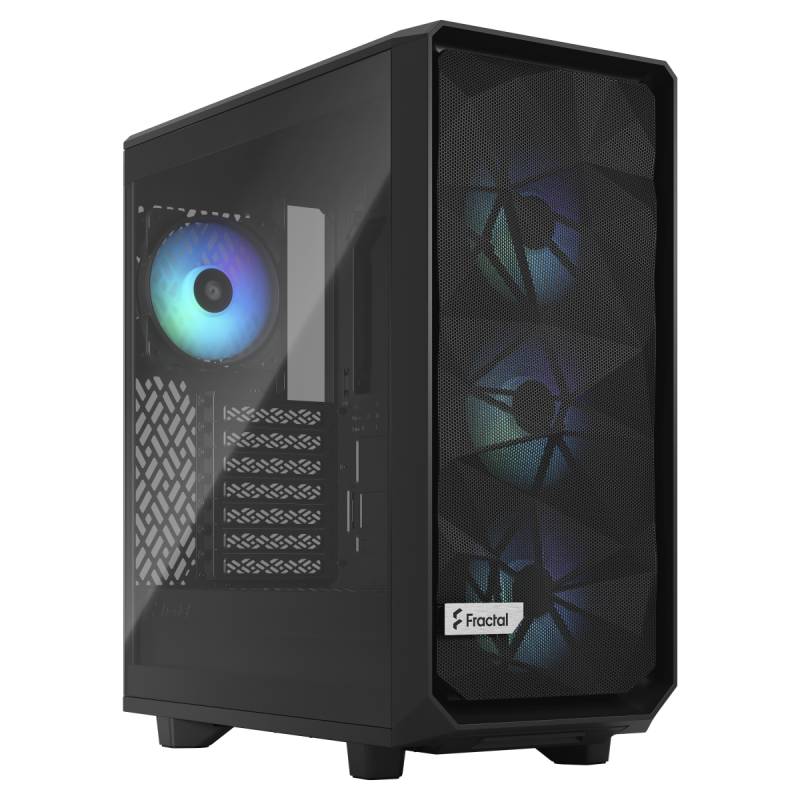 Fractal Design Meshify 2 Compact RGB Black TG | PC-Gehäuse von Fractal Design
