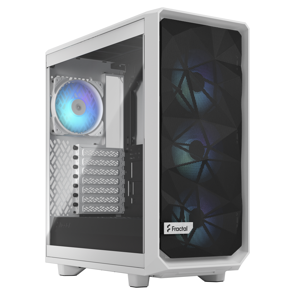 Fractal Design Meshify 2 Compact RGB White TG | PC-Gehäuse von Fractal Design