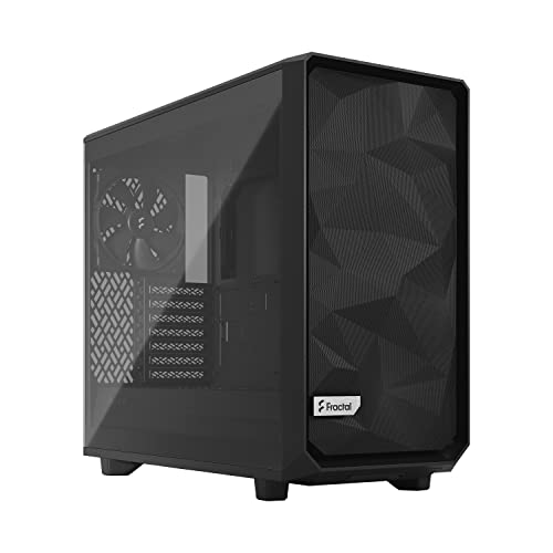 Fractal Design Meshify 2 Lite Black ATX Flexible Light Tinted Tempered Glass Window Mid Tower Computer Case, FD-C-MEL2A-03 von Fractal Design