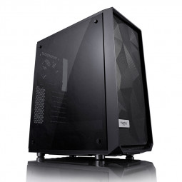 Fractal Design Meshify C - Dark TG - Midi Tower - ATX - ohne Netzteil (ATX) - Schwarz - USB/Audio von Fractal Design