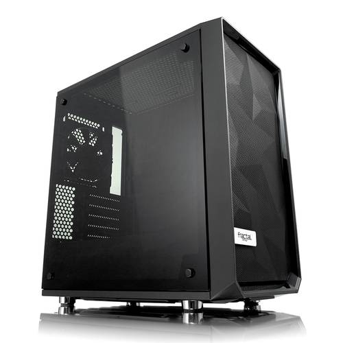 Fractal Design Meshify C Mini – Dark TG Mini-Tower PC-Gehäuse Schwarz von Fractal Design