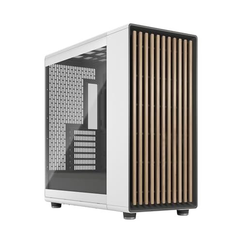 Fractal Design North XL Chalk White TG- three 140mm Aspect PWM fans included- Type C USB- EATX airflow full tower PC gaming case von Fractal Design