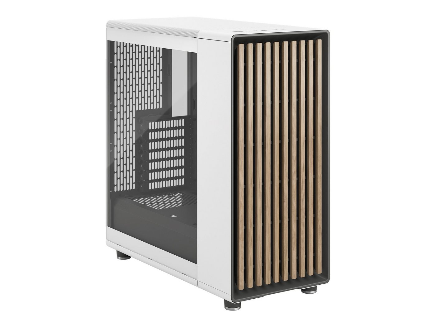 Fractal Design PC-Gehäuse FRACTAL DESIGN North Chalk White TG Clear Tint von Fractal Design