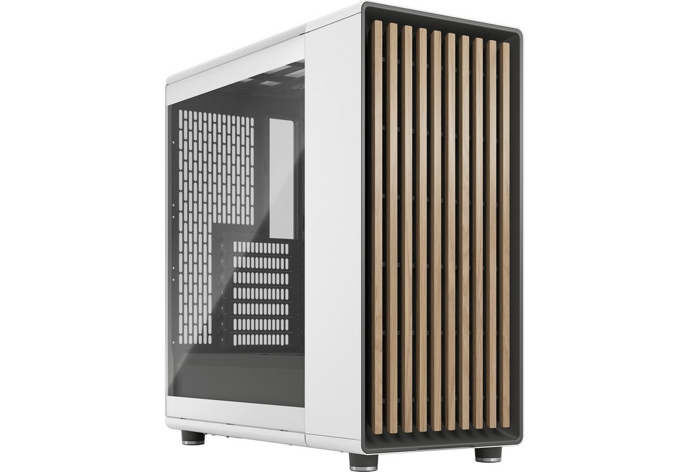 Fractal Design PC-Gehäuse Fractal Design North Chalk White TG Clear von Fractal Design