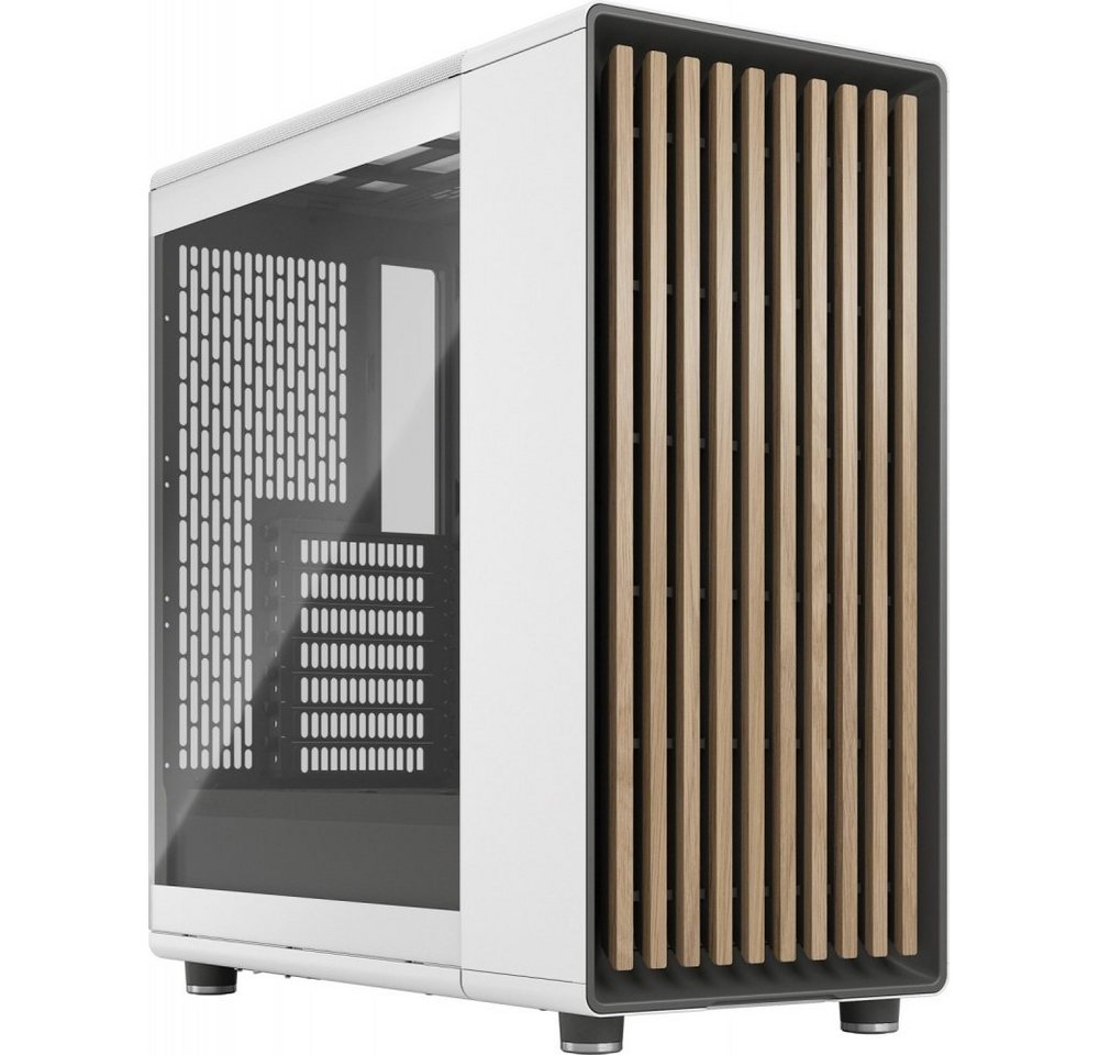 Fractal Design PC-Gehäuse North Chalk White TG Clear - Midi-Tower-Gehäuse - weiß von Fractal Design