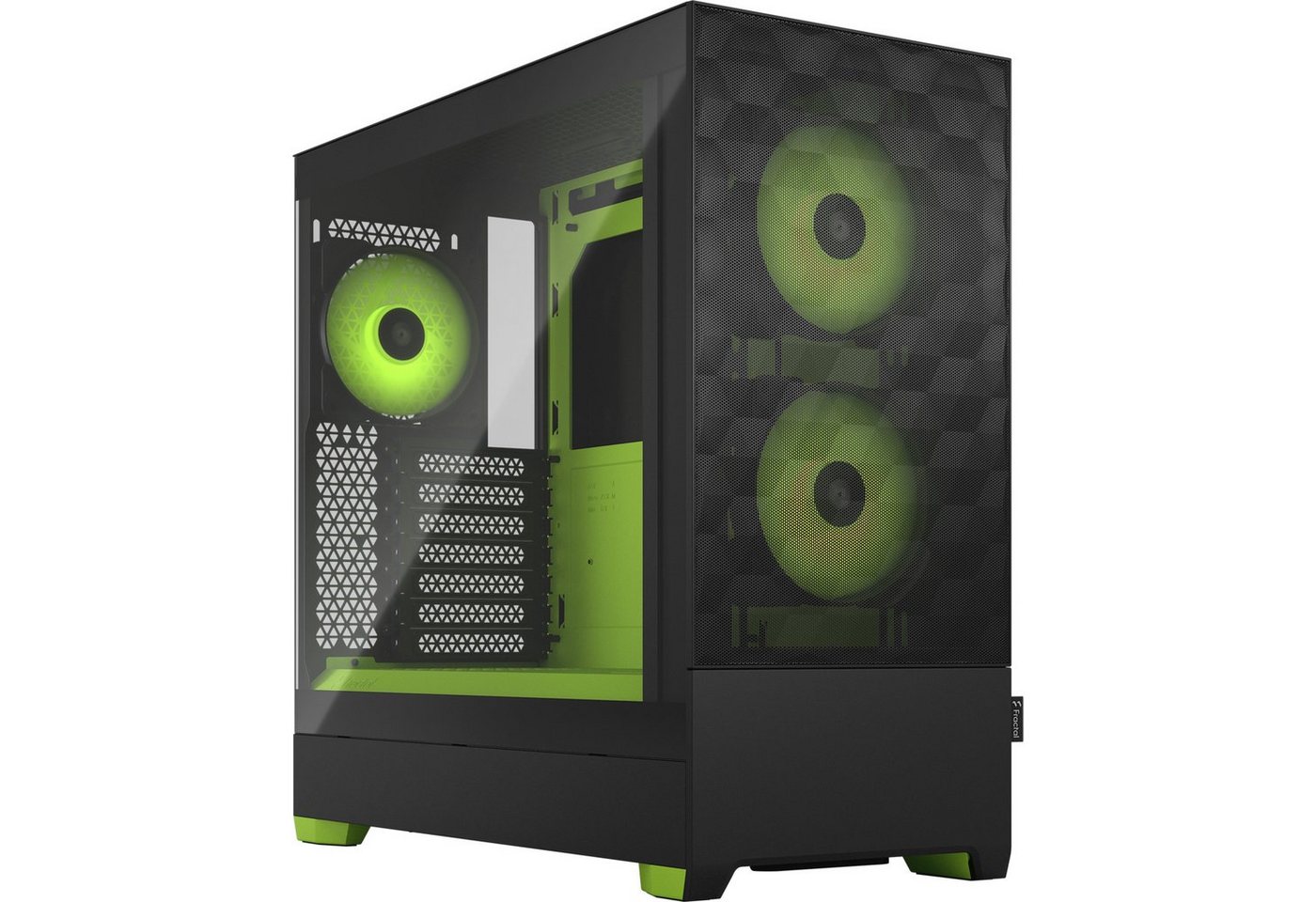 Fractal Design PC-Gehäuse Pop Air RGB Green Core TG Clear Tint von Fractal Design