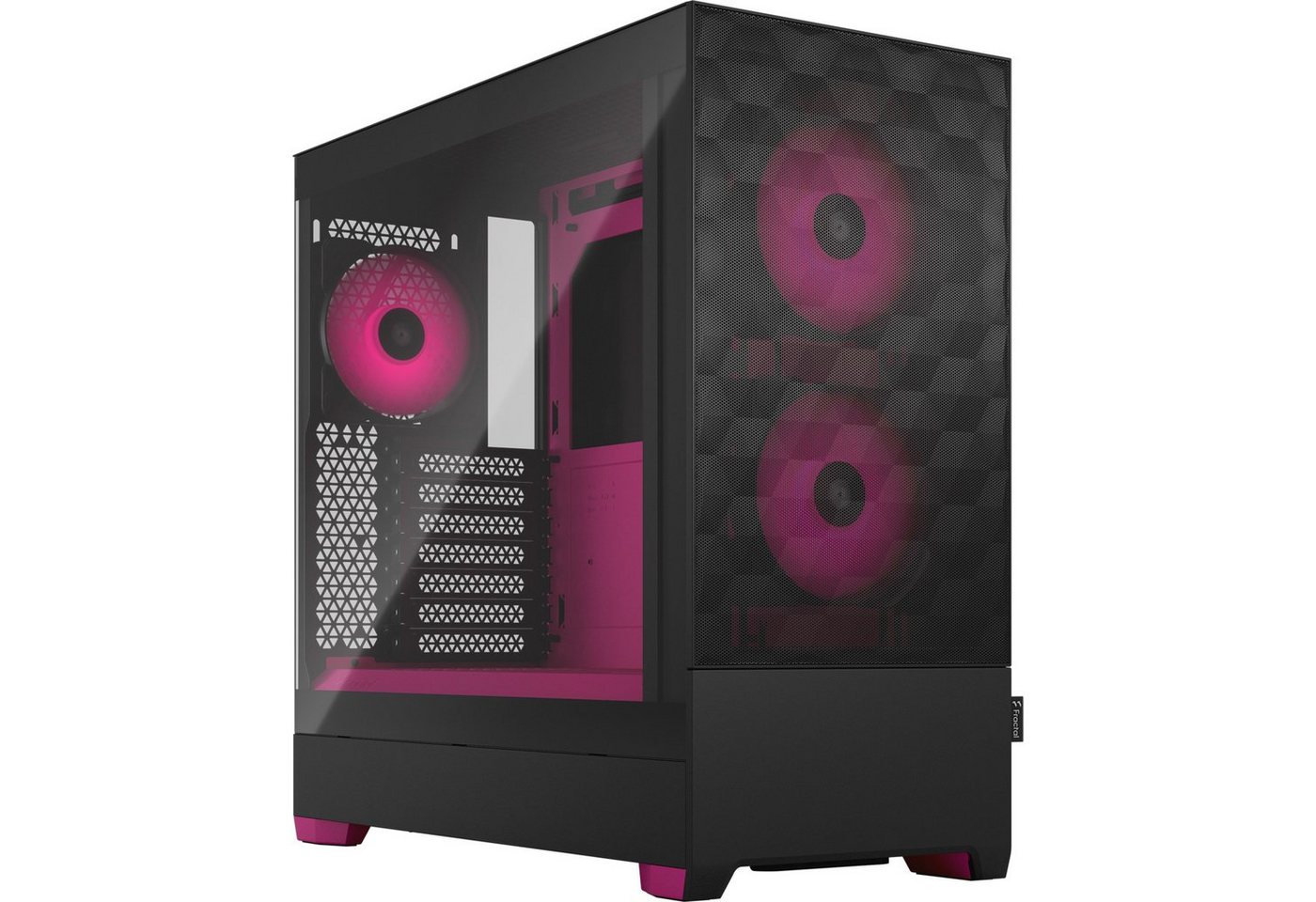 Fractal Design PC-Gehäuse Pop Air RGB Magenta Core TG Clear Tint von Fractal Design