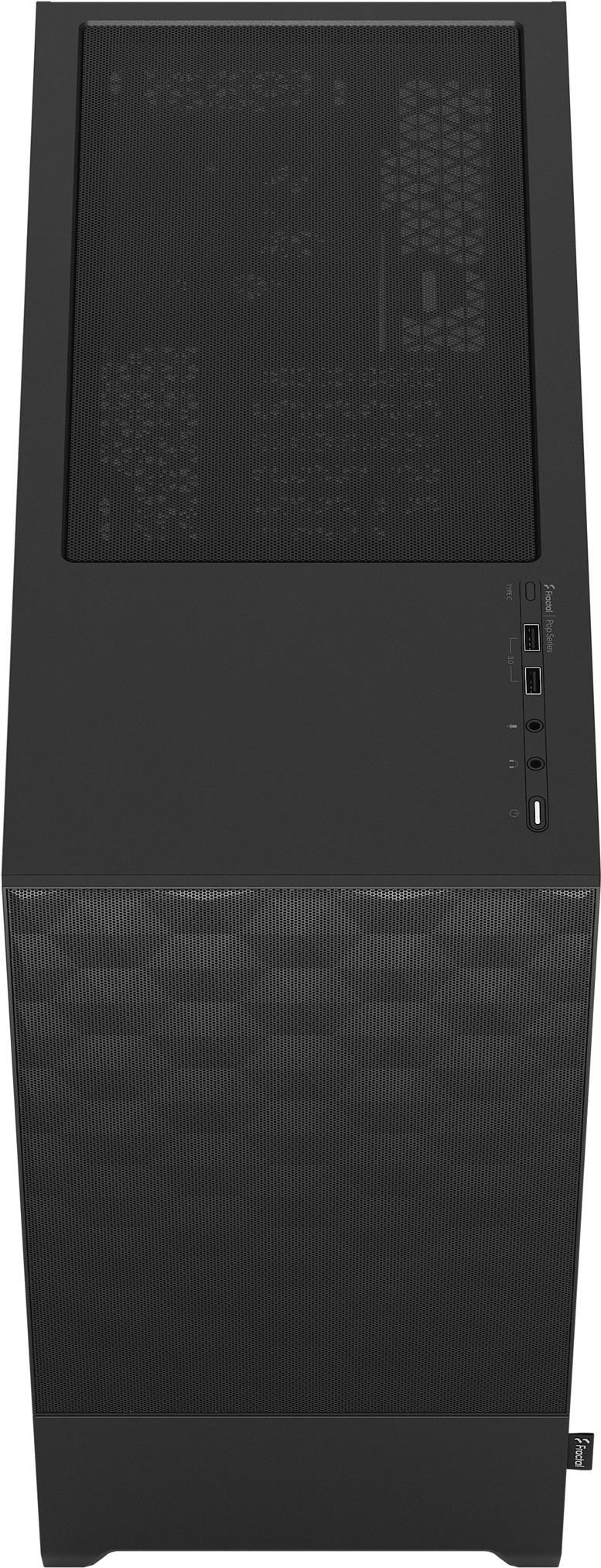 Fractal Design Pop Air - Tower - ATX - keine Spannungsversorgung (ATX) - black TG clear tint - USB/Audio (FD-C-POA1A-02) von Fractal Design