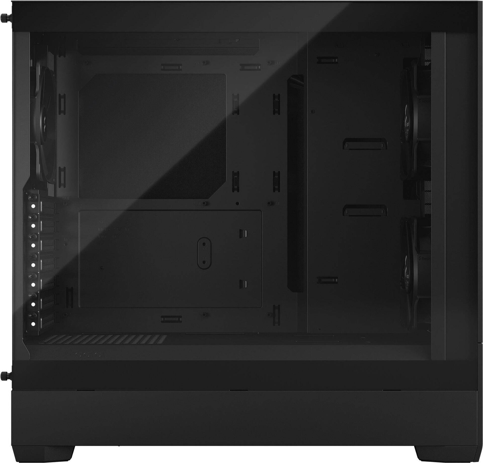 Fractal Design Pop Silent - Tower - ATX - Seitenteil mit Fenster (gehärtetes Glas) - keine Spannungsversorgung (ATX) - black TG clear tint - USB/Audio (FD-C-POS1A-02) von Fractal Design
