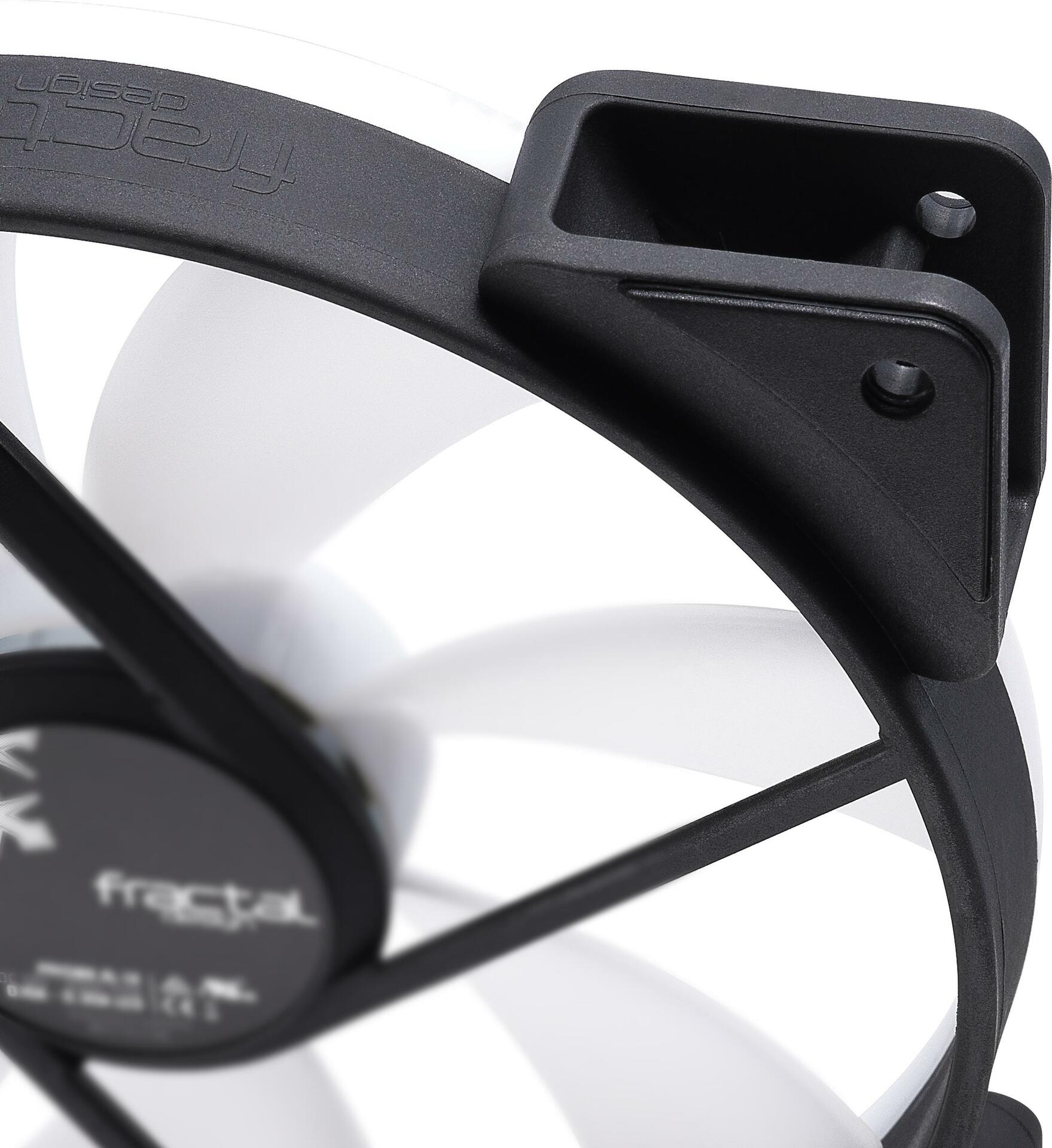 Fractal Design Prisma AL-14 - Gehäuselüfter - 140 mm - Schwarz, Weiß, halb transparent (Packung mit 3) von Fractal Design