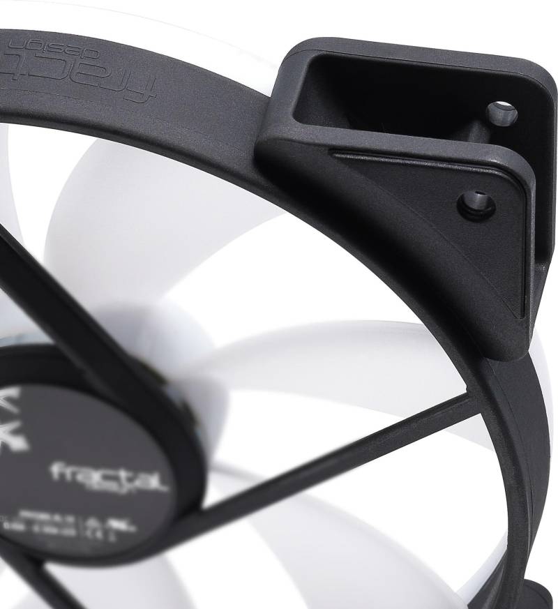 Fractal Design Prisma AL-14 - Gehäuselüfter - 140 mm - Schwarz, Weiß, halb transparent (Packung mit 3) von Fractal Design