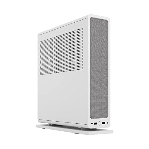 Fractal Design Ridge White - PCIe 4.0 Riser Card Included - 2X 140mm PWM Aspect Fans Included - Type C USB - m-ITX PC Gaming Case von Fractal Design