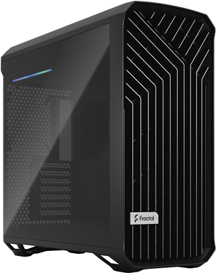 Fractal Design Torrent Compact - Tower - Erweitertes ATX - keine Spannungsversorgung (ATX) - black TG dark tint - USB/Audio (FD-C-TOR1C-01) von Fractal Design