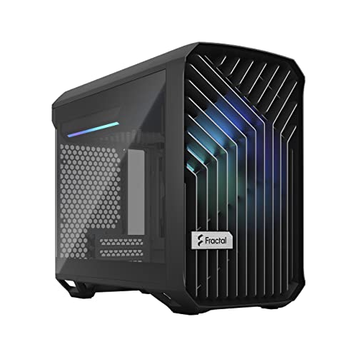 Fractal Design Torrent Nano RGB Black Computer Case TG Tempered Glass Light Tint von Fractal Design