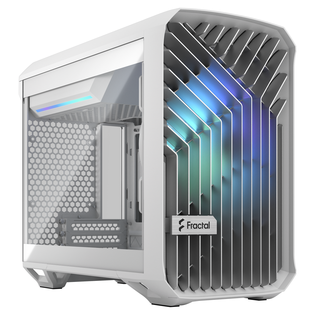 Fractal Design Torrent Nano RGB White TG | PC-Gehäuse von Fractal Design