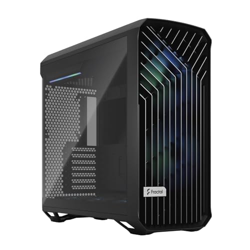 Fractal Design Torrent RGB Black E-ATX Tempered Glass Window High-Airflow Mid Tower Computer Case von Fractal Design