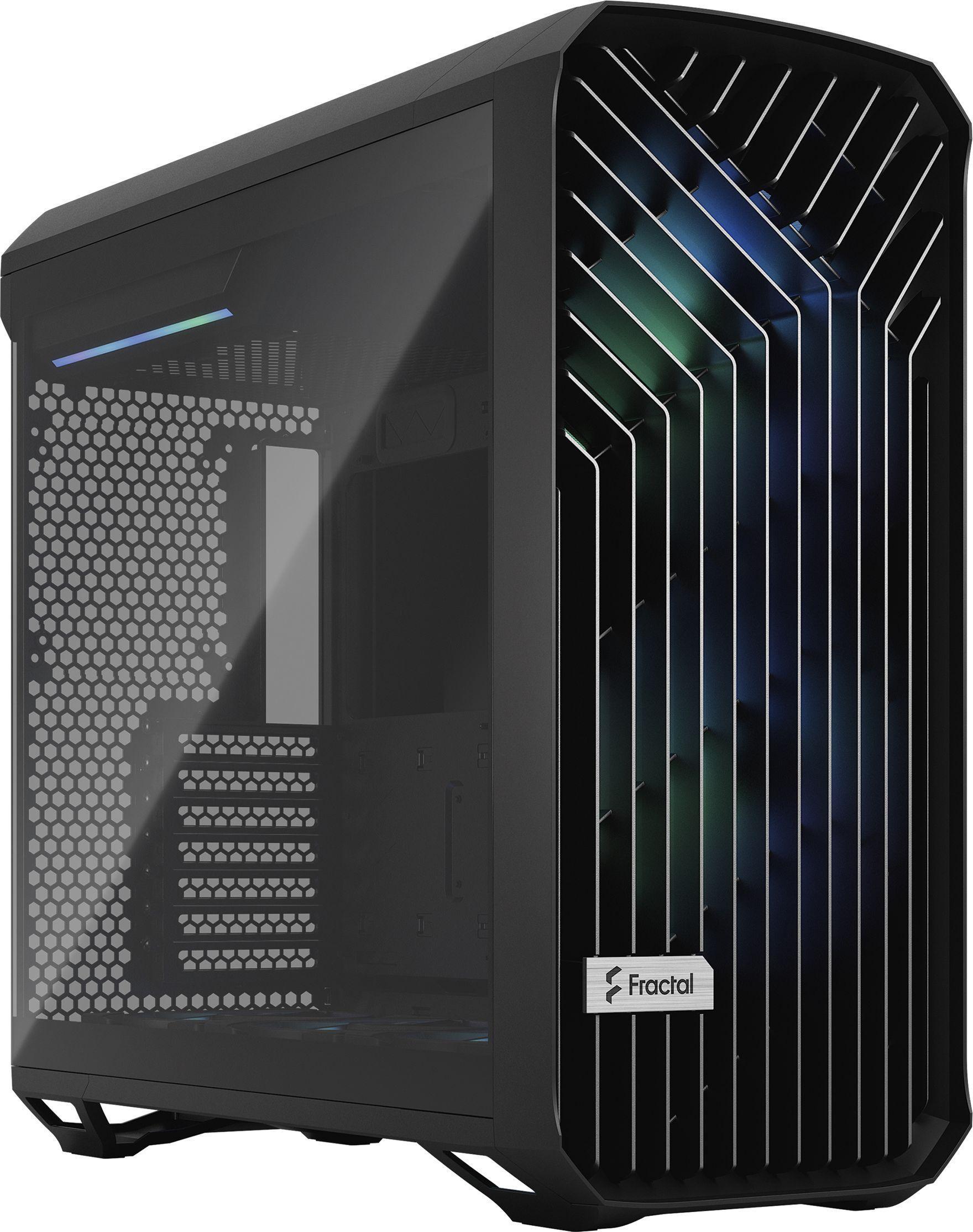 Fractal Design Torrent RGB - Tower - Erweitertes ATX - Seitenteil mit Fenster - keine Spannungsversorgung (ATX) - Schwarz - USB/Audio (FD-C-TOR1A-04) von Fractal Design